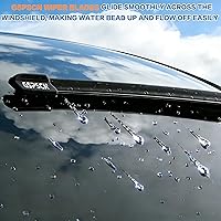 Vista 8 de GSPSCN Calidad de fabricante original 26" + 24" Limpiaparabrisas premium de repuesto original, silenciosos y duraderos, de alto rendimiento