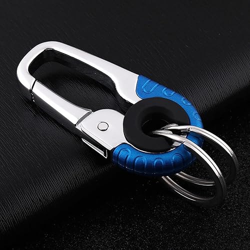 Miniatura 7 de YunYe Llavero creativo de acero inoxidable, llavero de acero inoxidable para interior de automóvil, llavero de automóvil para hombre, llavero de