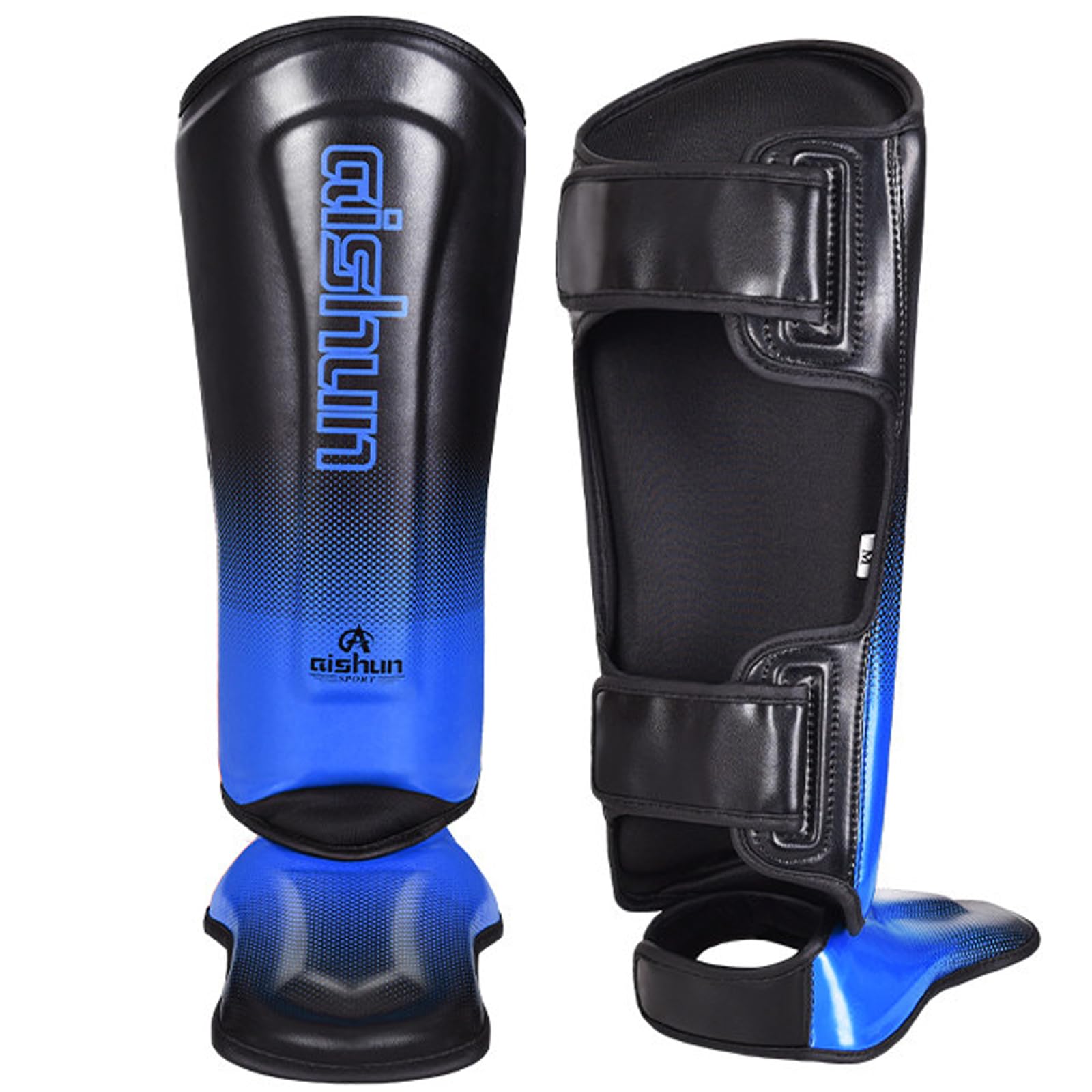 Piedi Protezione Shin Guard,Parastinchi da Boxe,Parastinchi per Arti Marziali,MMA Arti Marziali Protettivo Parastinchi,Traspiranti,per Allenamento Sparring,Arti Marziali Boxe Karatè