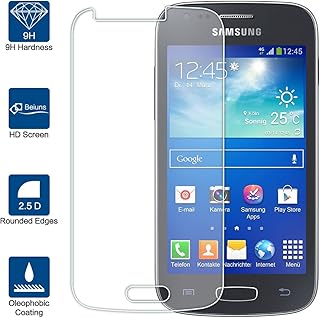 Beiuns Vidrio Templado Protector de Pantalla para Samsung Galaxy Trend Plus S7580 / Galaxy S Duos 2 S7582