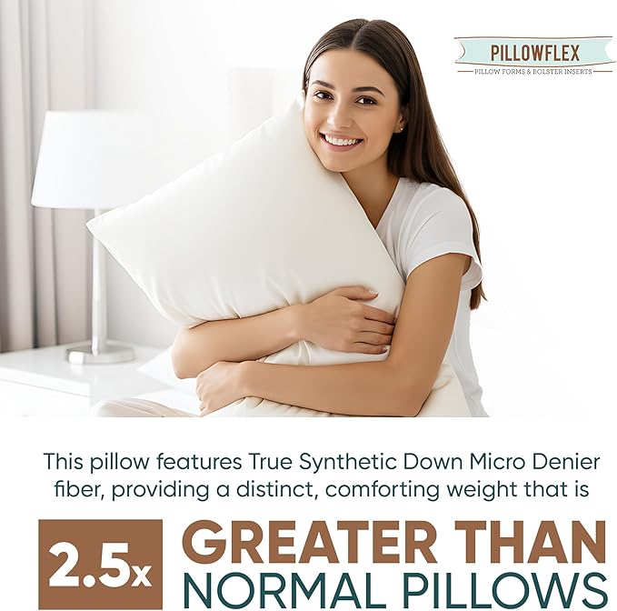 Almohada Fibra Sintética King Size Firmeza Media miniatura 3