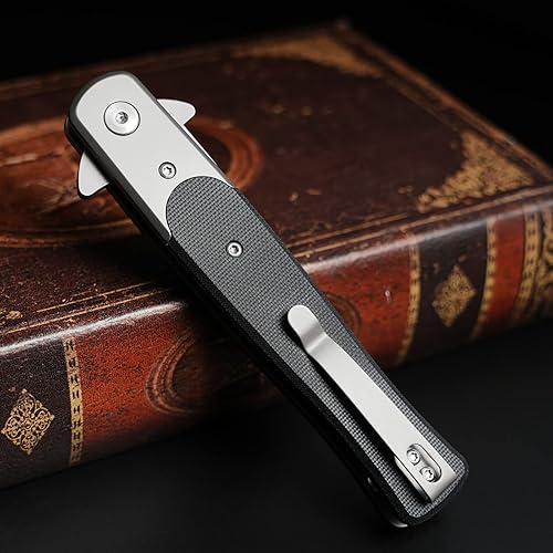 Miniatura 8 de NedFoss Slim D2 - Cuchillo de bolsillo con clip de bolsillo