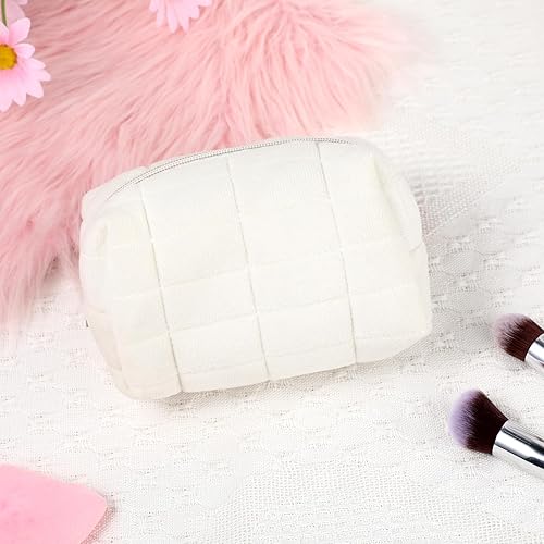 Miniatura 6 de Sibba Estuche de maquillaje, organizador de cosméticos, bolsas de aseo de viaje, bolsa para el cuidado de la piel, bolsa pequeña y esponjosa,