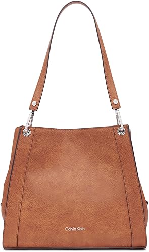 Calvin Klein Reyna - Bolso de hombro con triple compartimento