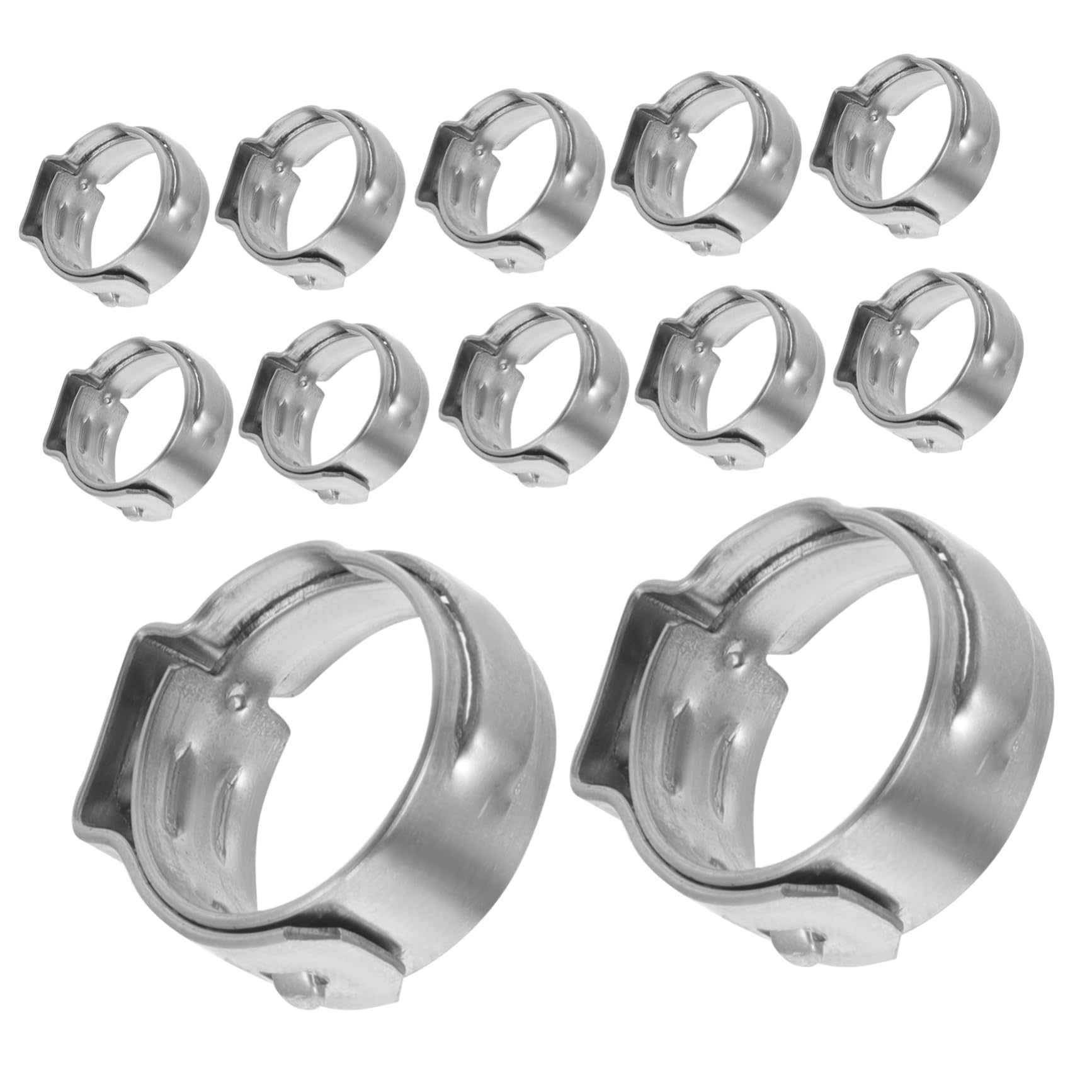 5 Ensembles Clips De Serrage Inoxydable Lot De Anneaux Pex Pour Tuyaux Outil De Montage Pour Connexion Étanche Durable 50 Pièces * 5