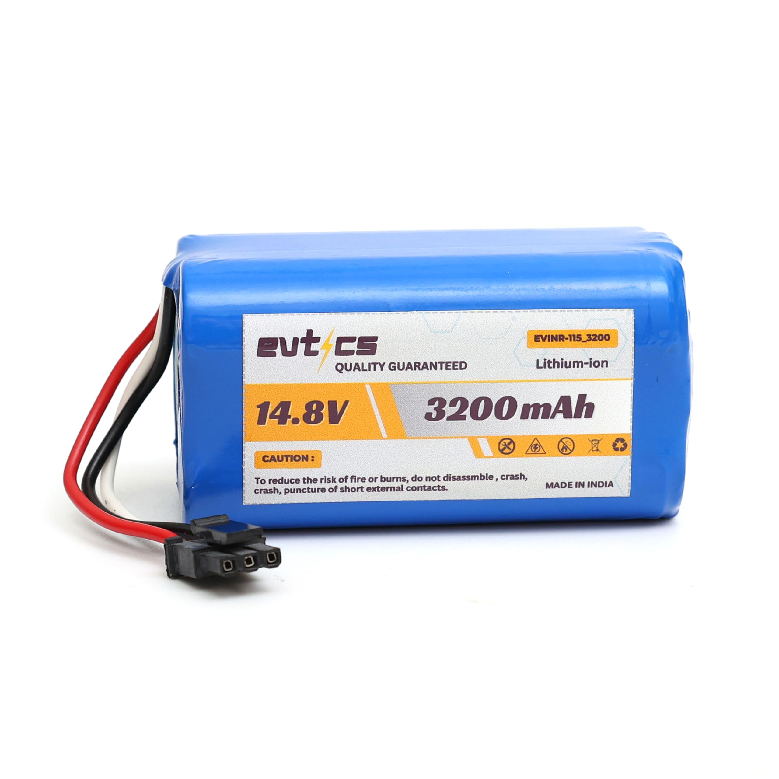 Evtics 14.8V 3200mAh Li-ion Replacement Battery Pack for Qihoo 360 S5, 360 S7, 360 S7 Pro,360 T9,360 X9, 360 T90 Robot Vacuum-image-12