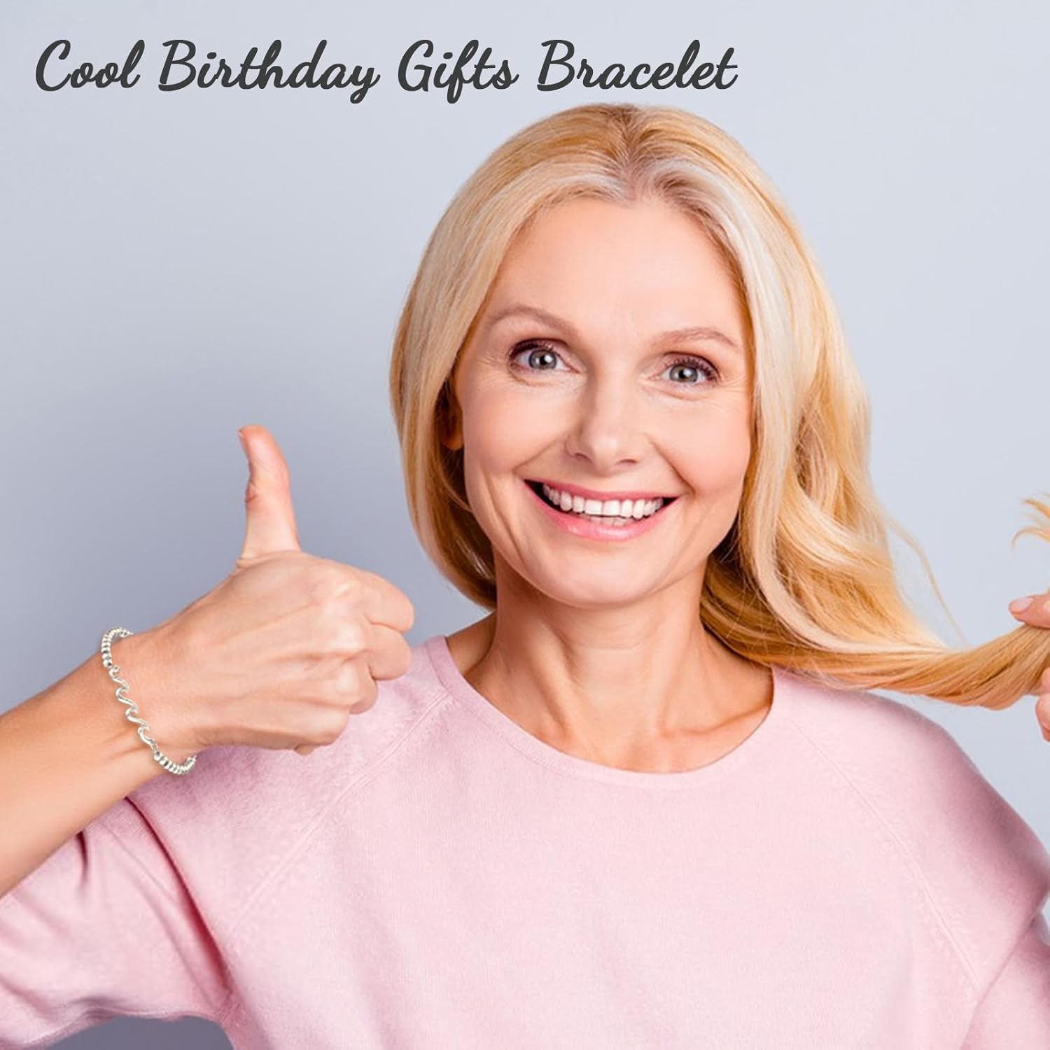 Birthday Gift for Mom Wife Grandma Daughter Friend Bestie Sister, Silver Wave Bracelet Gift for Woman Birthday Gifts Ideas, The Waves of Life We've Through Together Gift for Christmas Mothers Day - Image 8