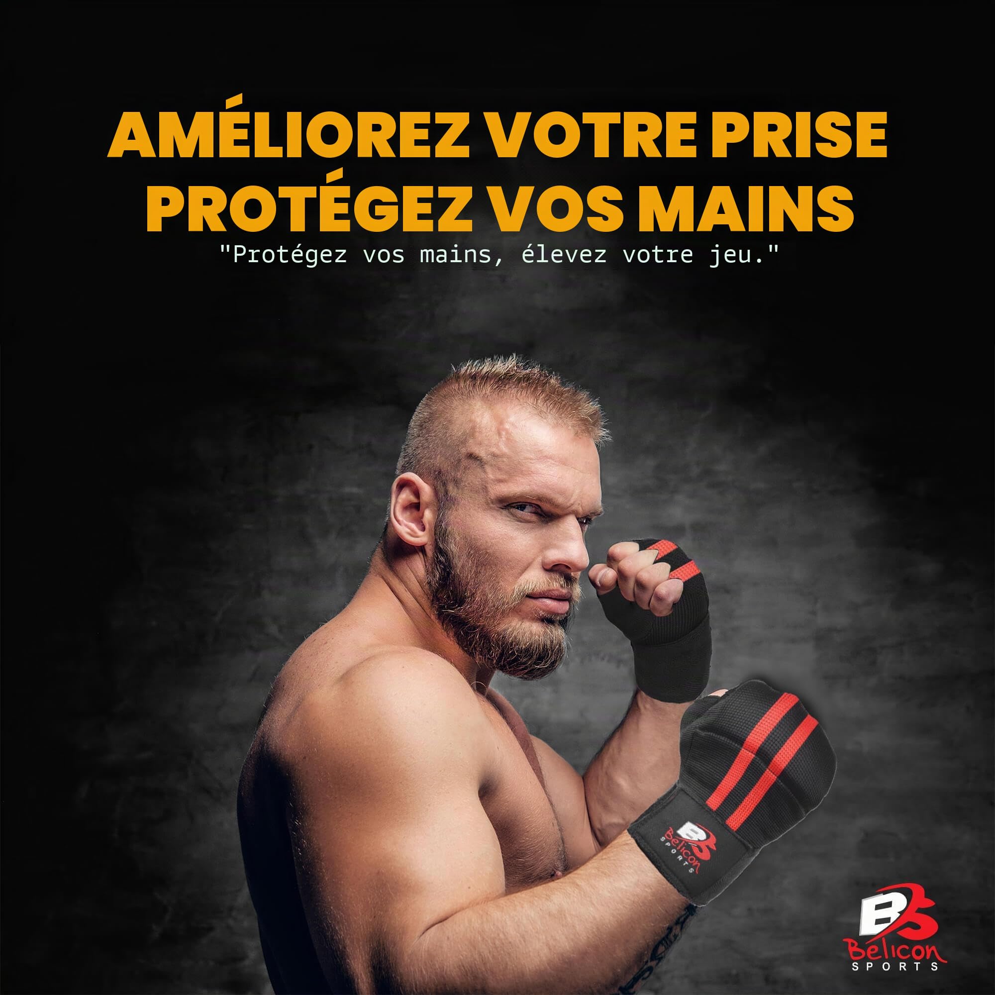 Gants intérieurs de Boxe pour Kickboxing, Boxe et Arts Martiaux, pour Hommes et Femmes