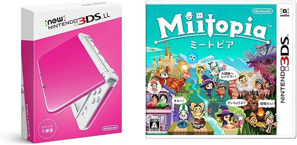 Amazon Newニンテンドー3ds Ll ピンク ホワイト Miitopia ミートピア セット ゲーム Amazon Newニンテンドー3ds Ll ピンク ホワイト Miitopia ミートピア セット ゲーム