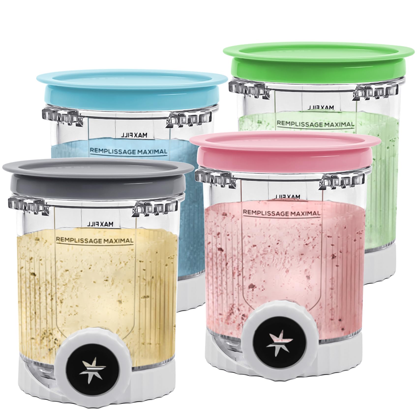 Amazon.com: NANOBABY Pints and Lids Replacement Compatible with