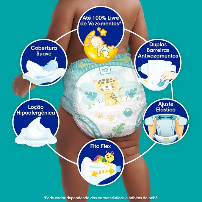 Fralda Pampers Confort Sec Tamanho XG 116 Unidades