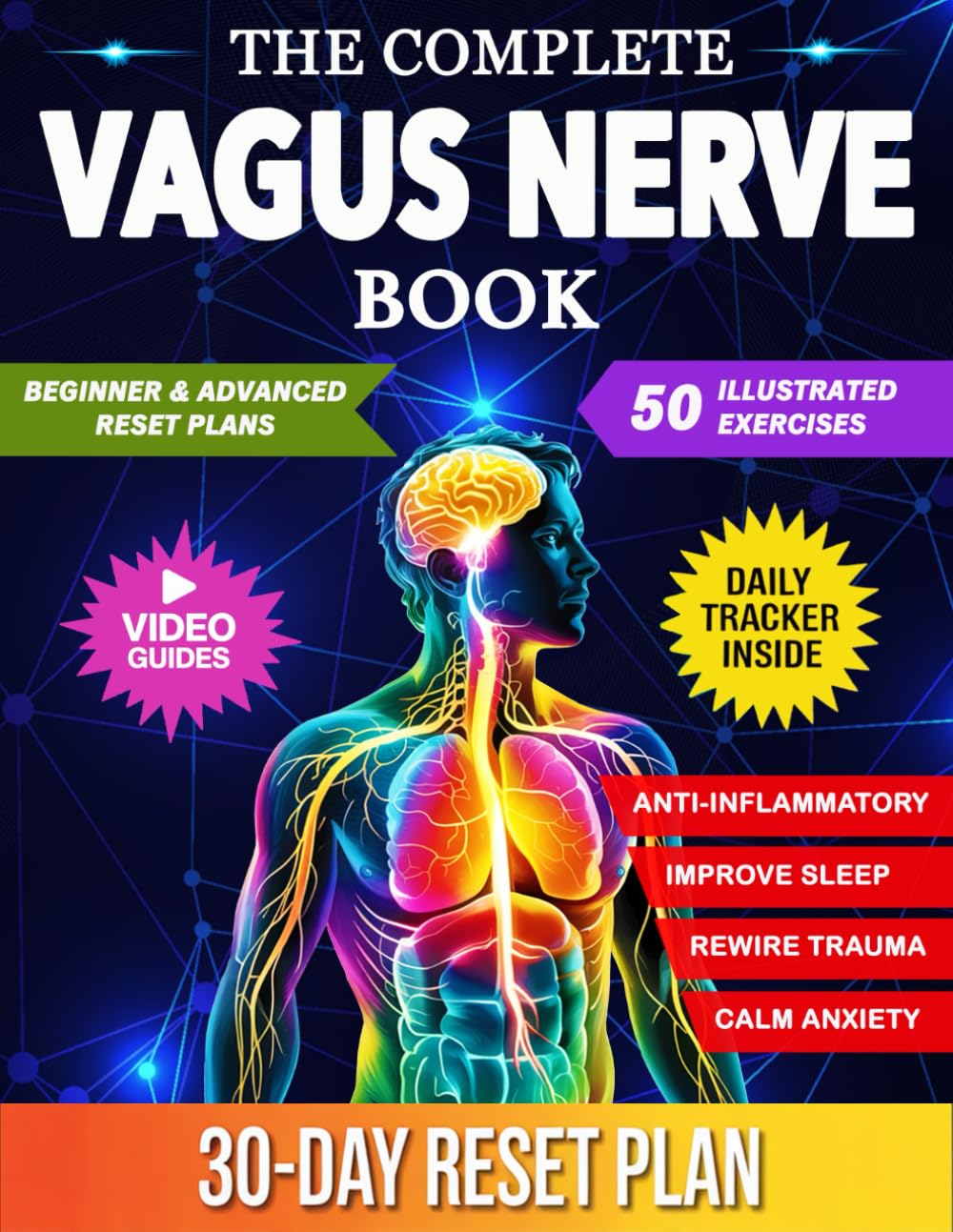Vagus Nerve Book: 50 Proven Exercises to Master Your Nervous