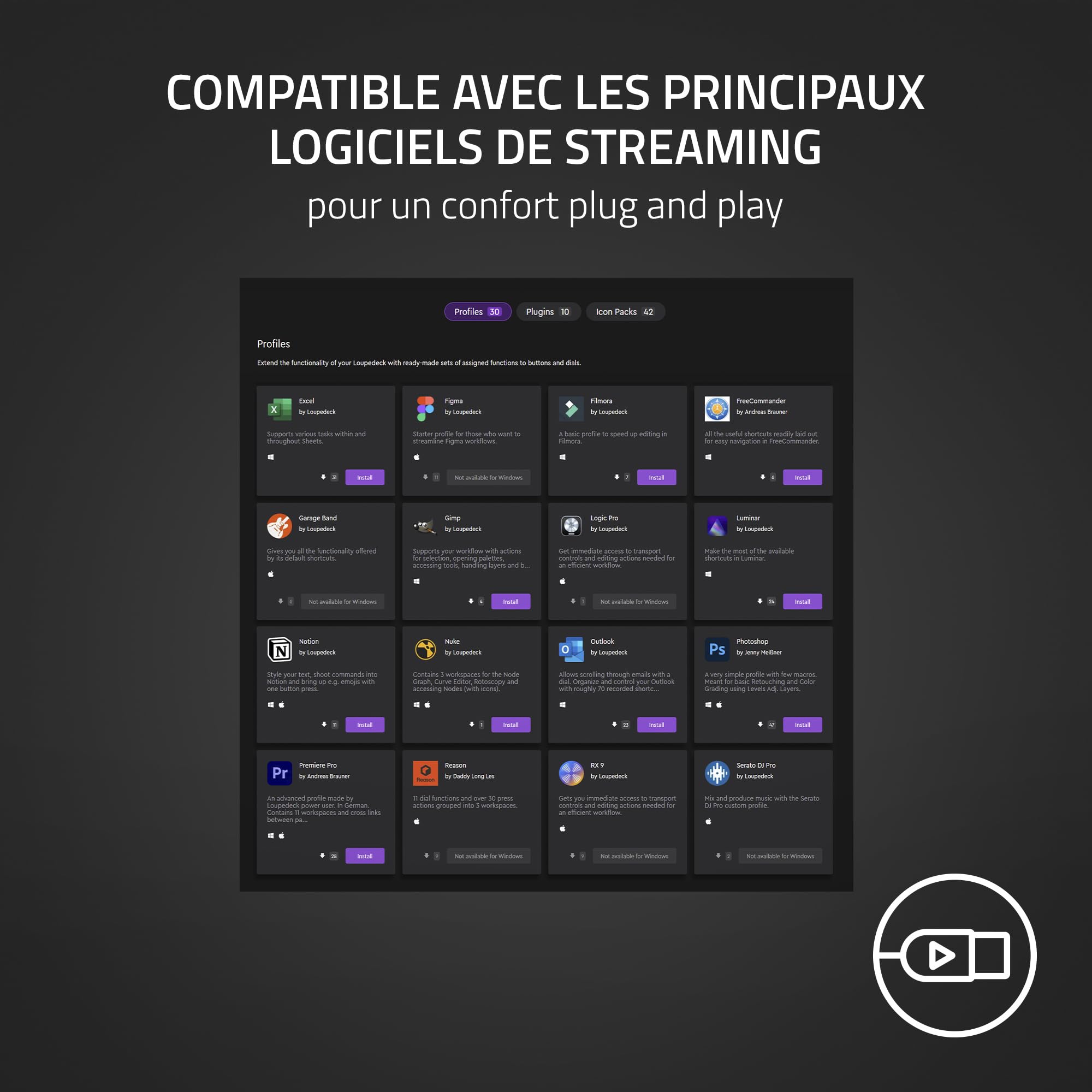 Razer Stream Controller - Contrôleur pour Le Streaming et la Création de Contenu (12 Touches Haptiques Commutables, 6 Cadrans Analogiques Tactiles, 8 Boutons Programmables) Noir