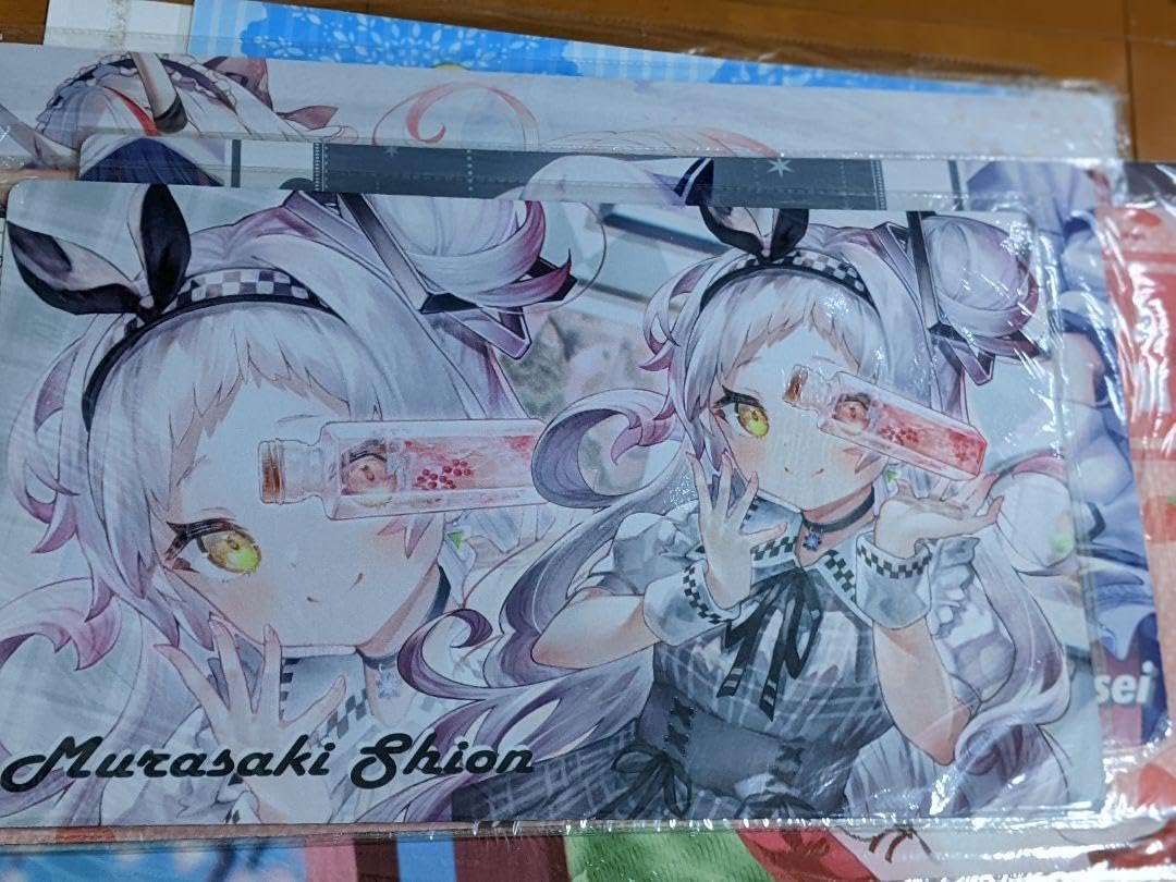 ホロ 紫咲シオン ① プレイマット ラバーマット ZHOYBEYU 紫咲シオン