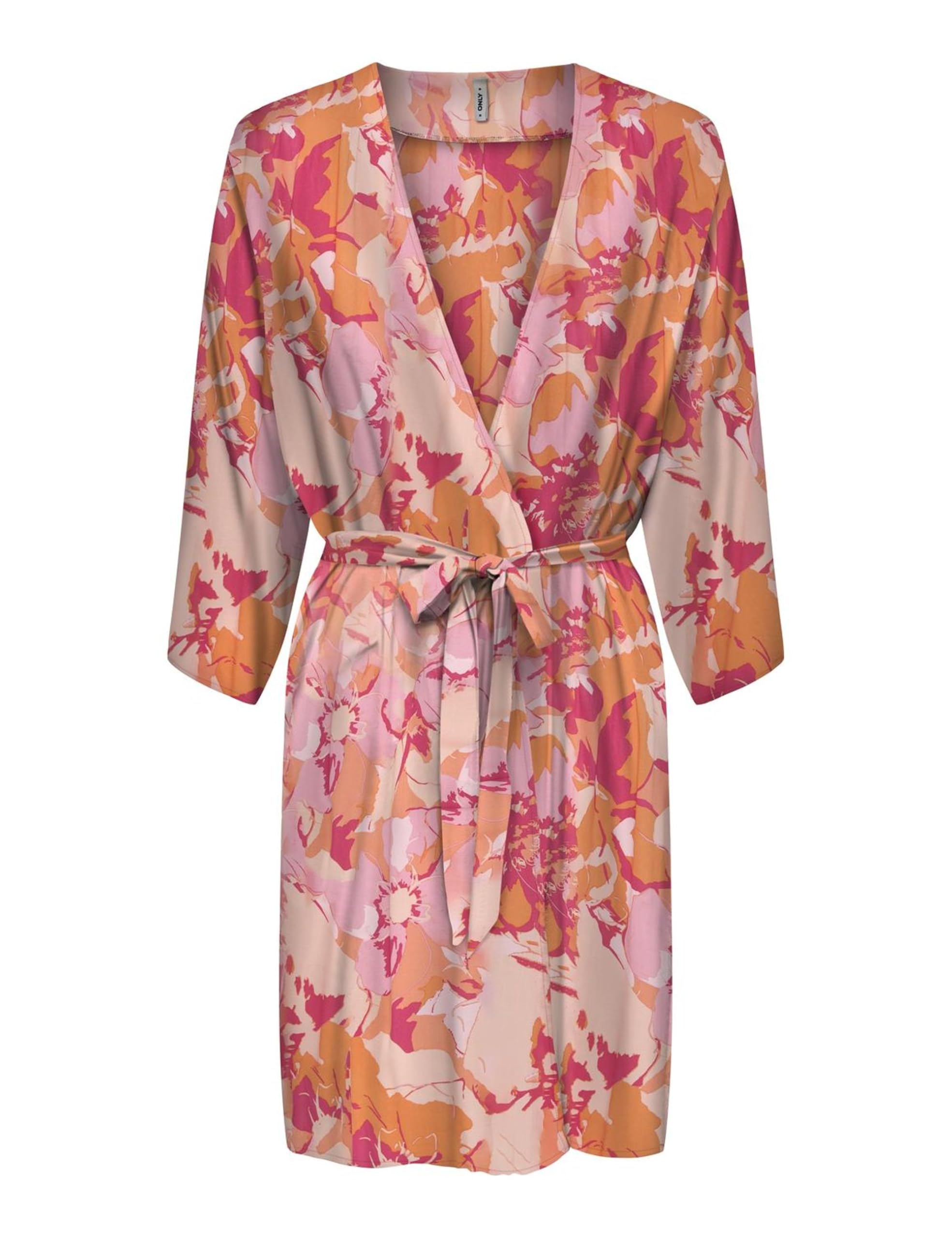 ONLY Women's Onlnova Life Vis Thea Kh Dress AOP, Golden Poppy, M