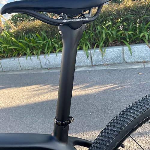 Miniatura 9 de FAST- DEER Tija de sillín de fibra de carbono MTBRoad Bicicleta Seat Post 27.230.931.6×35015.748 in Peso 5.64 oz
