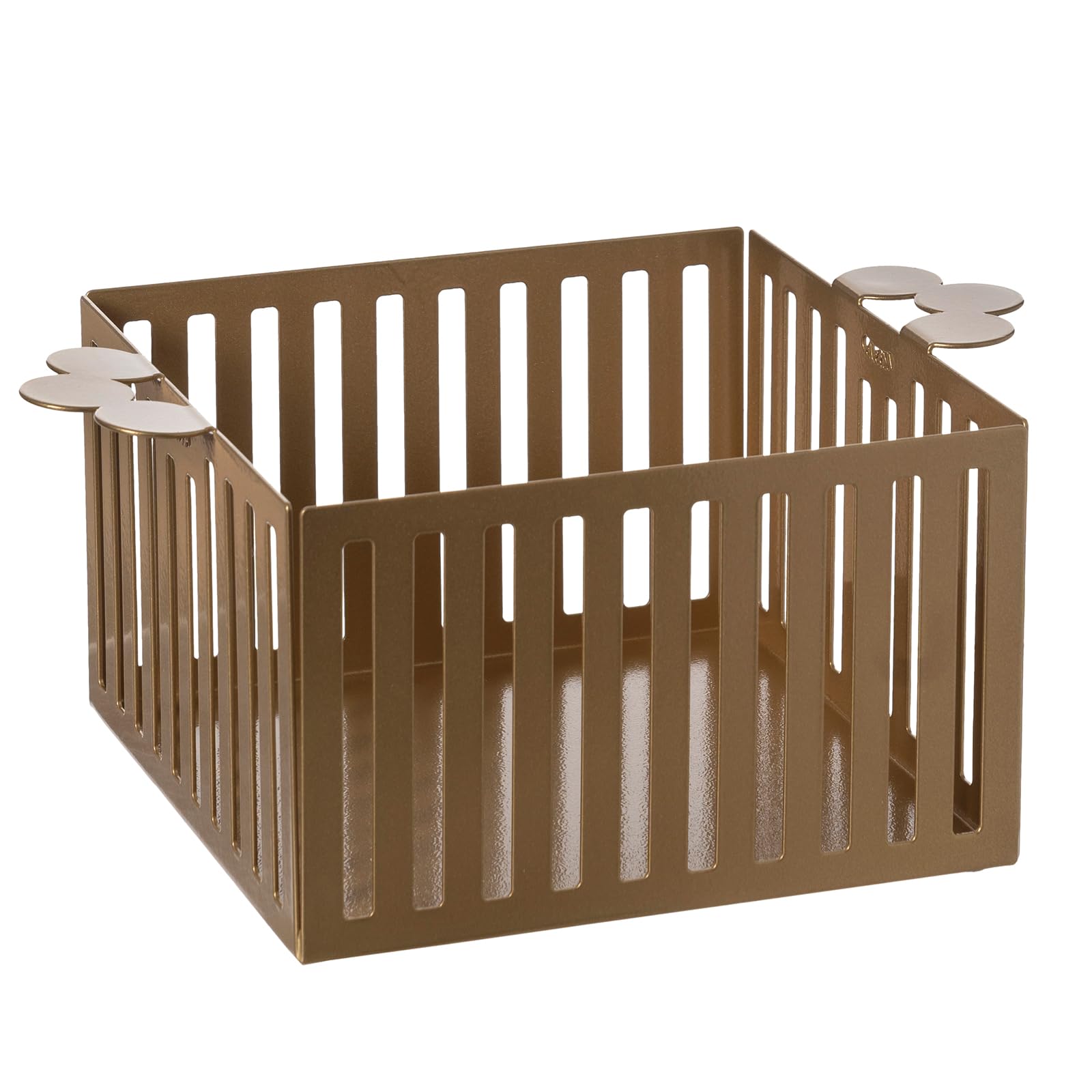 Panier à pain design de luxe Arti & Mestieri en fer doré