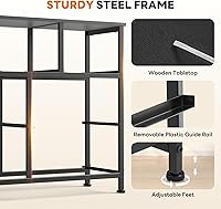 Vista 7 de Sweetcrispy Cómoda de 7 cajones con contenedores de tela, organizador de torre para dormitorio, armario, pasillo, entrada, cómoda alta con marco