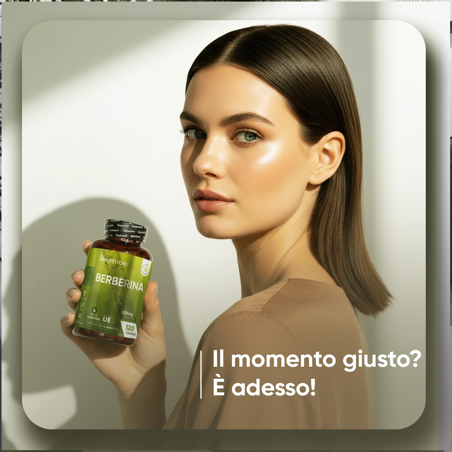 Berberina 500 mg Pura 85% e Omega 3 Olio di Pesce Bundle, 120 Capsule + 240 Softgel, Berberine dalla Pianta Berberis Aristata, Omega 3 2000mg con 660mg di EPA, 440mg di DHA, Senza Magnesio Stearato