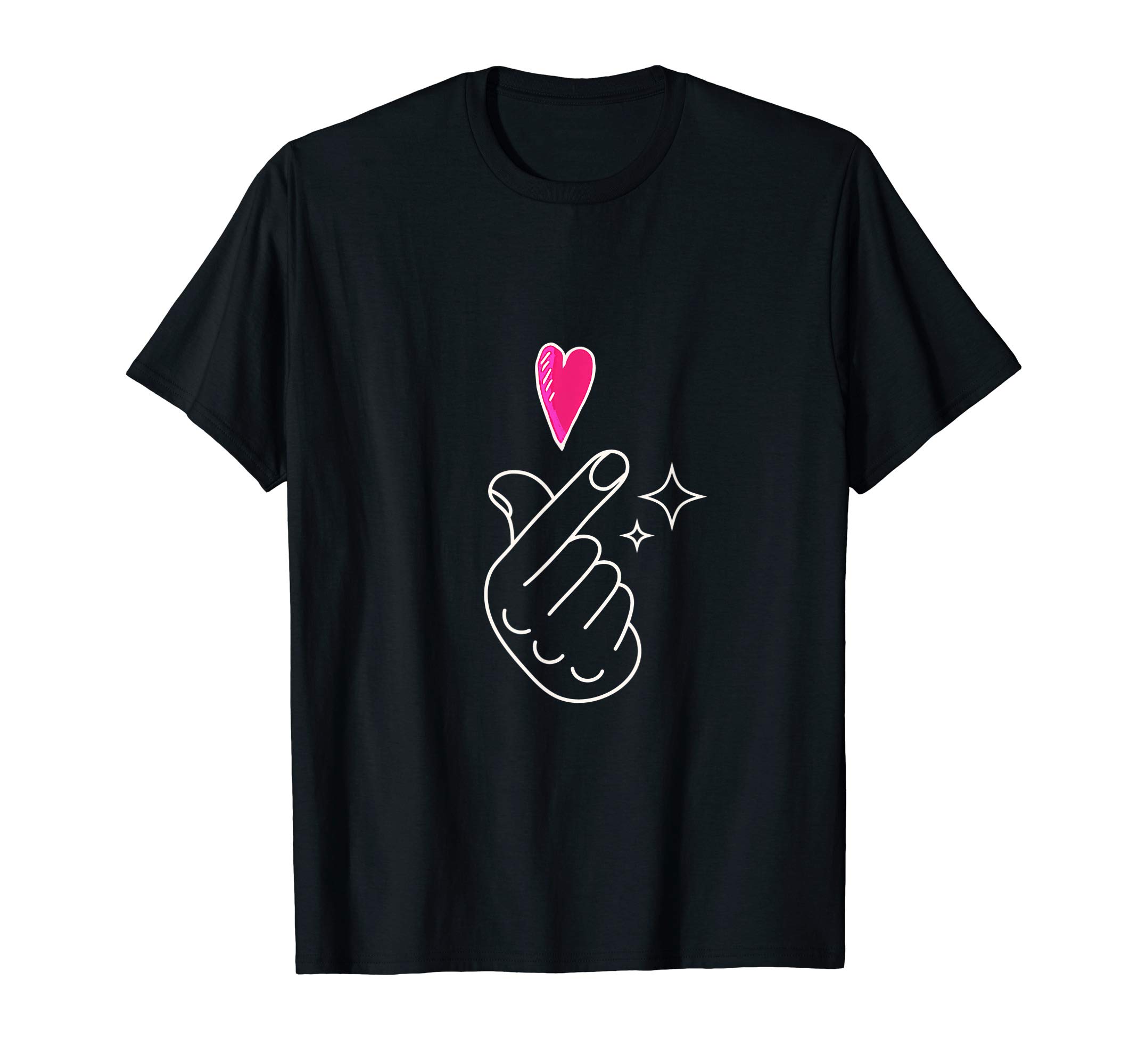 Korean Finger Heart Love K-drama Kpop T-Shirt