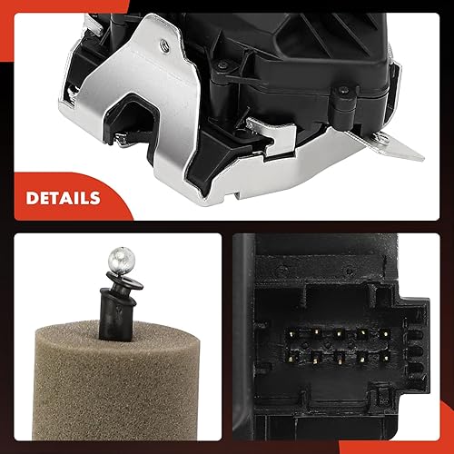 Miniatura 7 de A-Premium Actuador de bloqueo de puerta trasera compatible con Mercedes Benz E320, E350, E500, E55 AMG, E63 AMG, ML63 AMG, ML320, ML350, ML450,