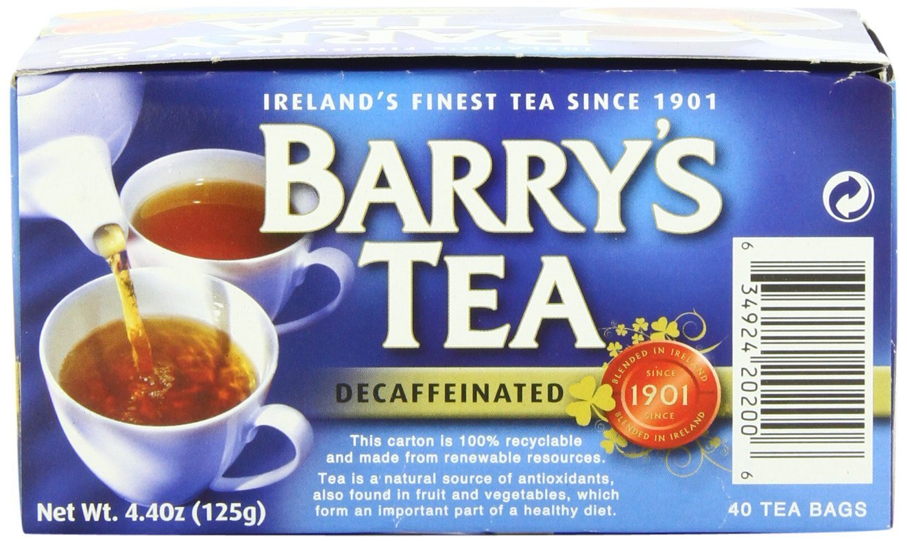Barry's Tea, Decaffeinated, 40 Teabags (Pack of 6)