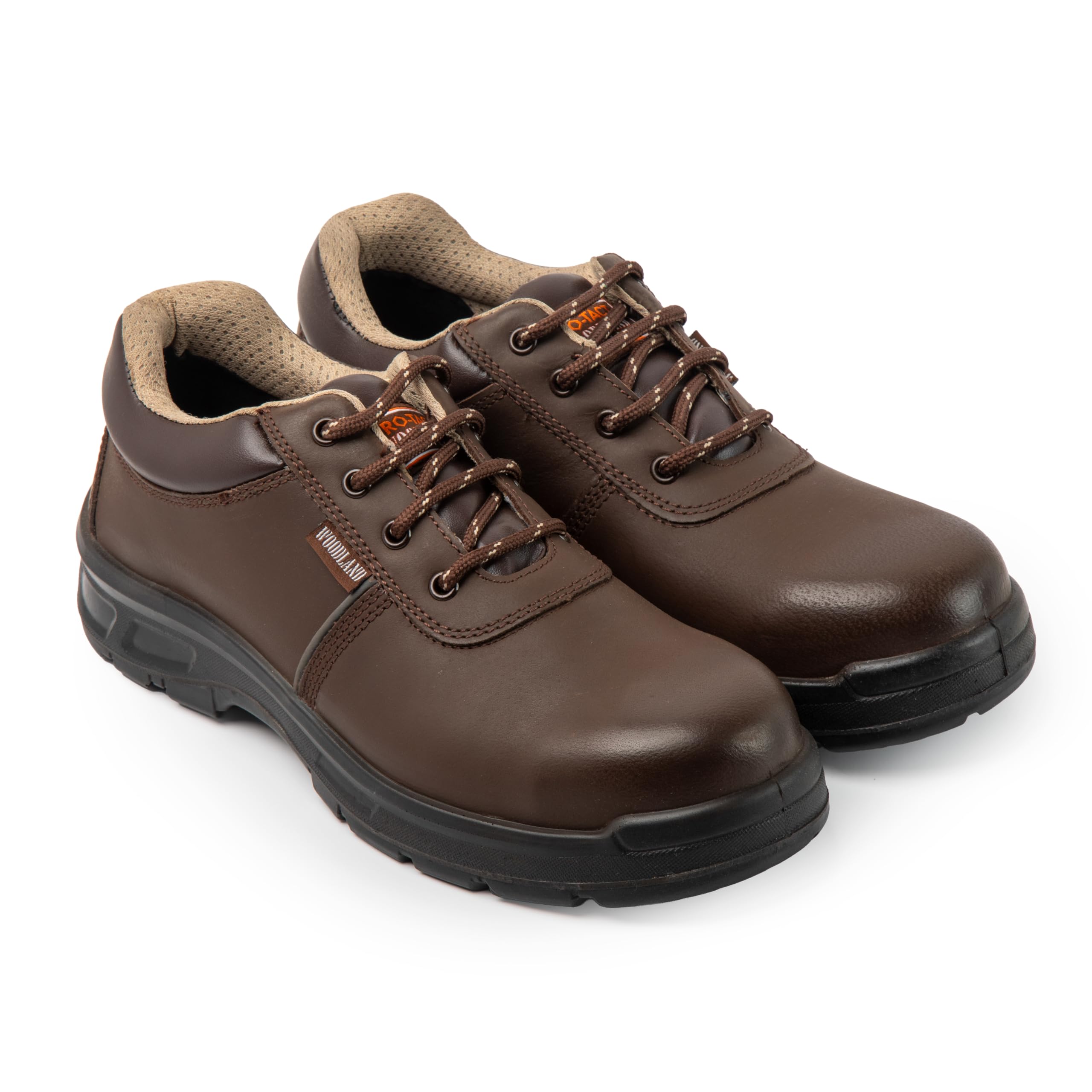 New Matrix Crazy Horse Leather Safety Shoes for Men | Oil & Fire Resistant, Anti Slip with Comfortable Grip | Waterproof, Lightweight, Antistatic PU Single Density with Composite Toe Safety Shoe | Brown-image-48