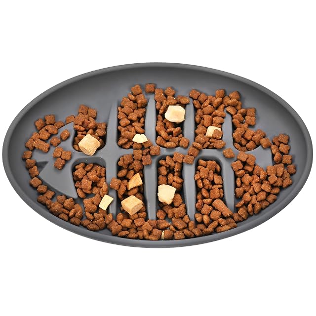 Foto 4 de 4 de Cuenco Antischlingnapf Doweiss para Gatos y Perros - Comedero Interactivo Slow Feeder para Mascotas