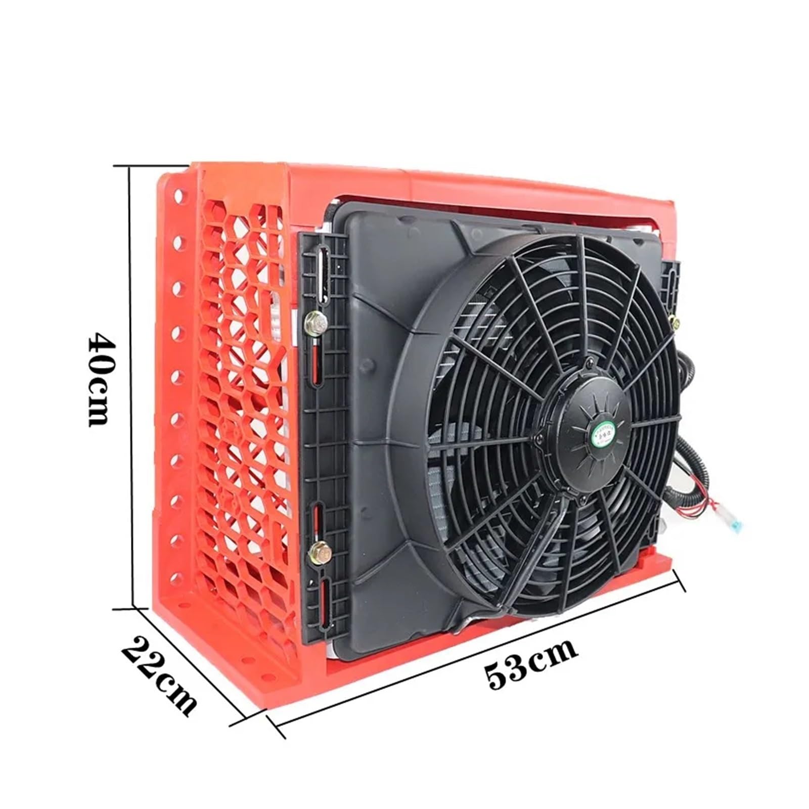 Elektryczna klimatyzacja samochodowa 12 V/24 V, klimatyzacja o zerowym zużyciu oleju, wydajne chłodzenie akumulatorowe pojazdu, czerwona 12 V, czerwona 12 V，Red 12v