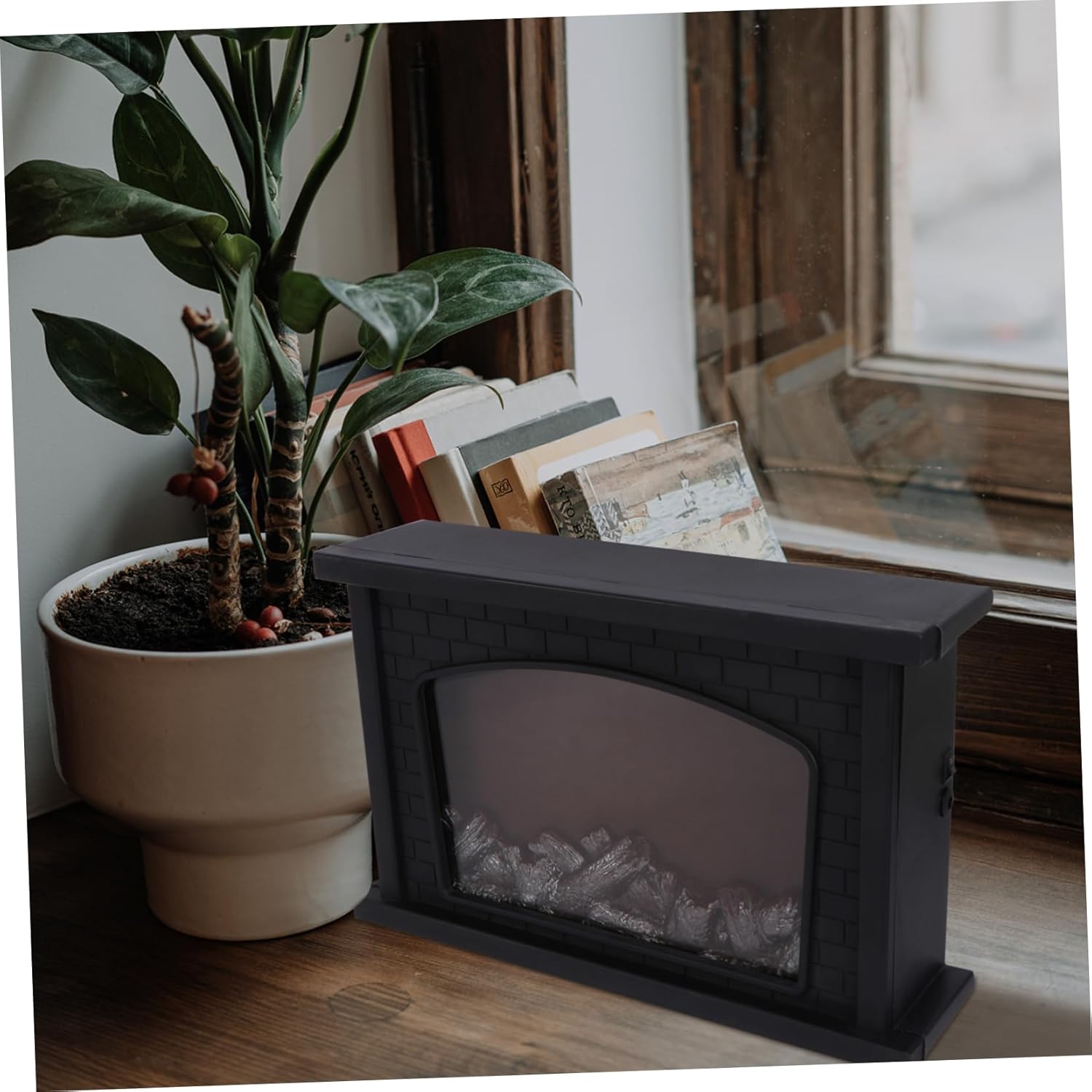 DOITOOL 1pc Led Decorative Flame Lamp Creative Nordic Style Ornament for Christmas No Battery for Home Decor Parties and Weddings Adds Festive Atmosphere to Any Space