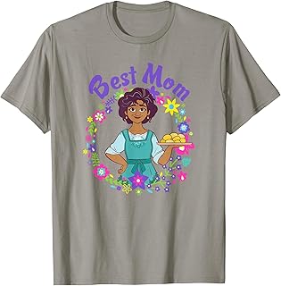 Disney Encanto Julieta Madrigal Best Mom Portrait T-Shirt
