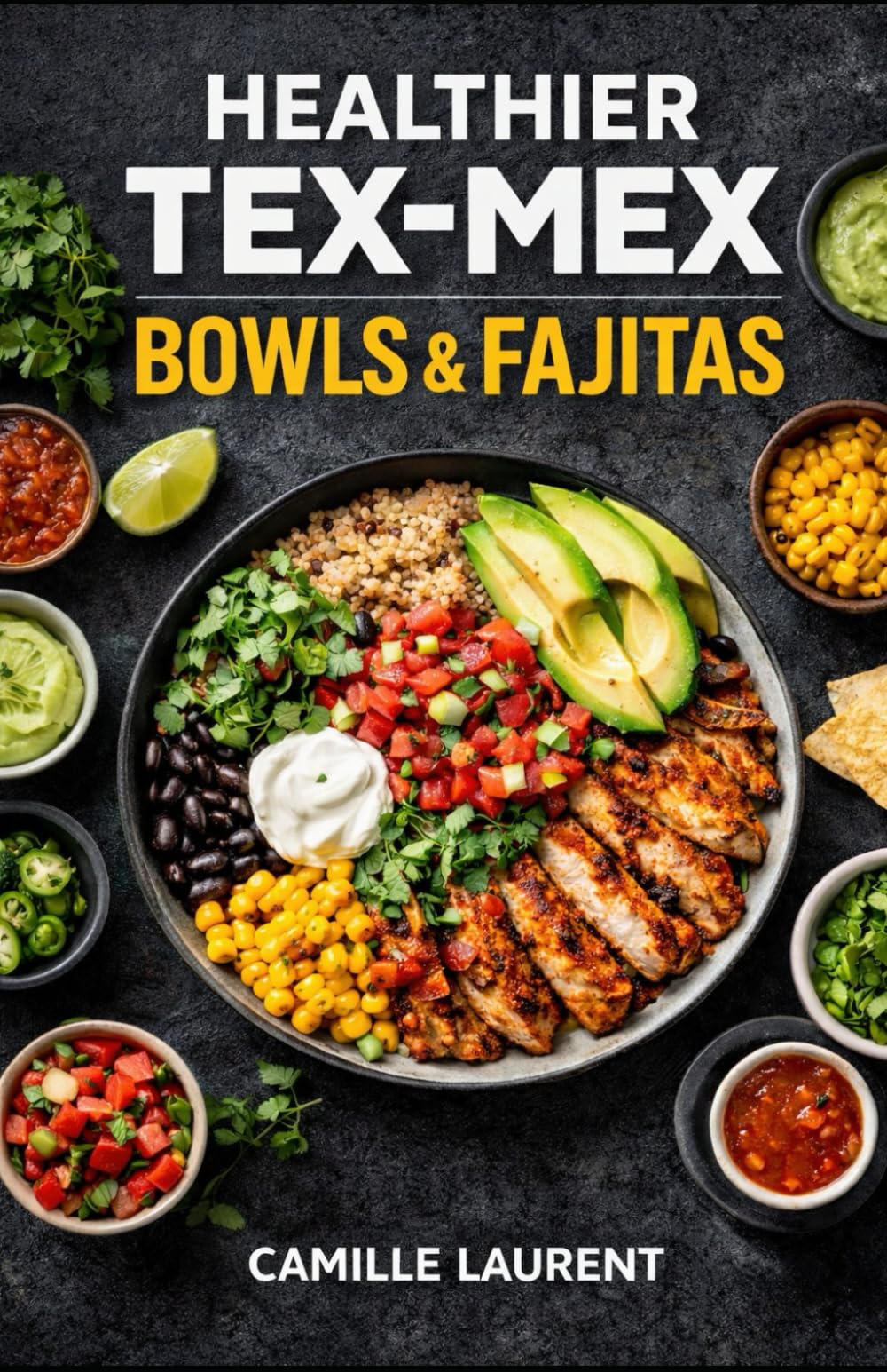 Healthier Tex-Mex — Bowls & Fajitas: Easy Tex Mex Cookbook with Fresh Salsas, Meal Prep, and Lighter Weeknight Favorites (60 Recipes): 60 balanced ... caramelized veggies, homemade sauces.