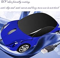 Vista 5 de Car Kids Mouse Small Cool Sports Wired Mouse for Kids Wired Kids Computer Mouse with USB Receiver and 1000DPI 2 Headlights for School Laptop