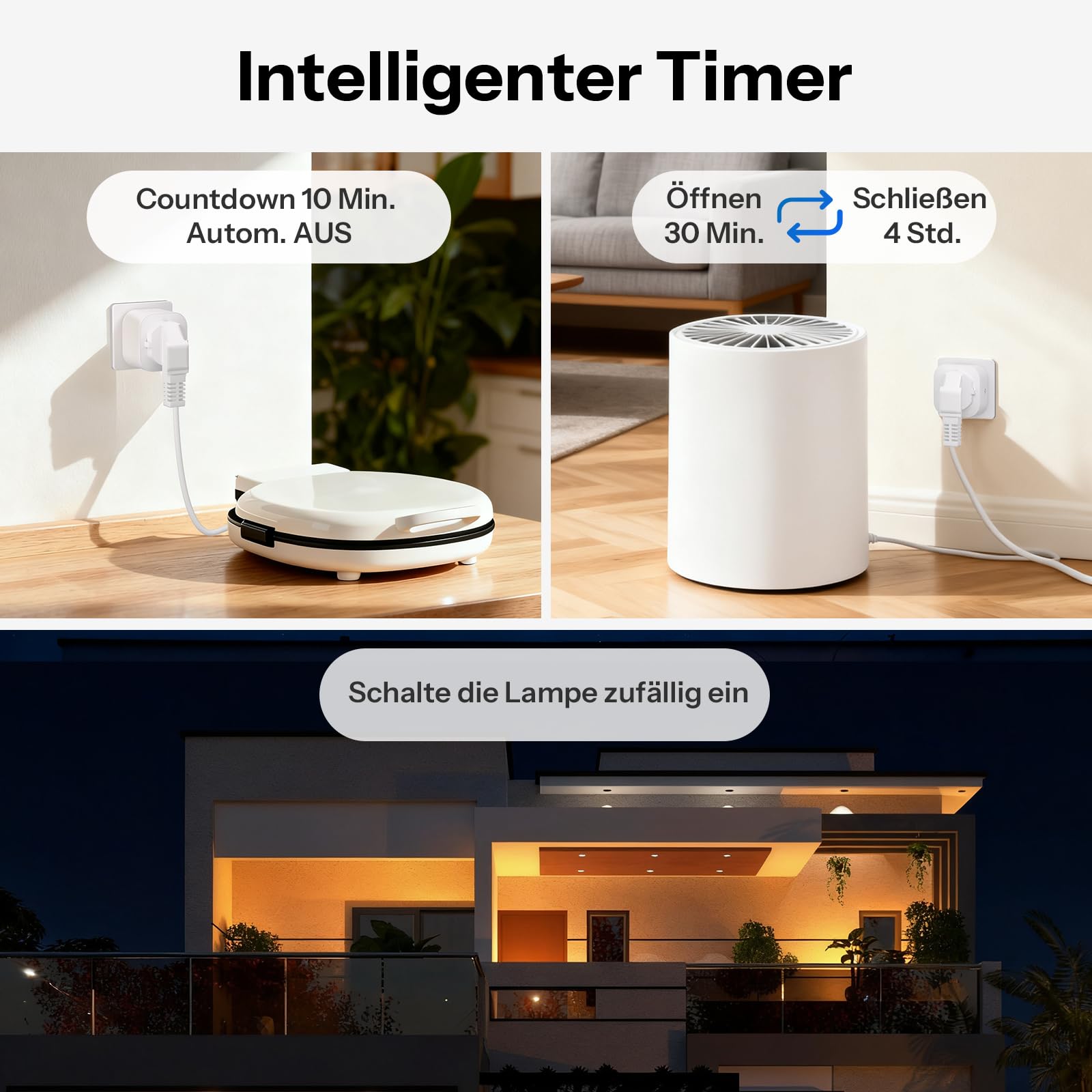 SONOFF S61s Smart Steckdosen 16A/3840W – Fern- & Sprachsteuerung für ein sichereres und smarteres Leben | Energieüberwachung & Zeitschaltuhr | Matter-kompatibel mit Alexa, Google und HomeKit(4er-Pack)
