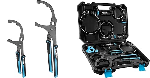 DURATECH Juego de llaves de filtro de aceite de 10 piezas