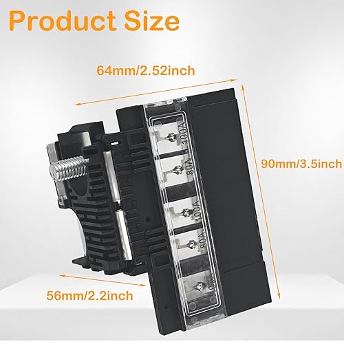 Miniatura 6 de Kit de terminales de fusible de batería positiva 24380-3JA1A compatible con Nissan Altima 2013-2018 Maxima 2016-2023 Murano 2015-2024 Pathfinder