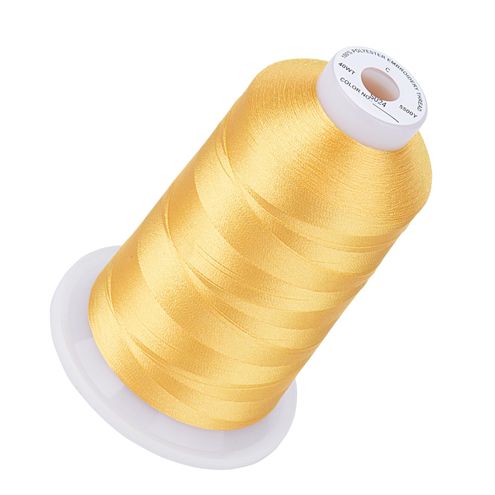 Simthread 5500Yds/5000M 40WT Polyester Embroidery Thread Butternut S024