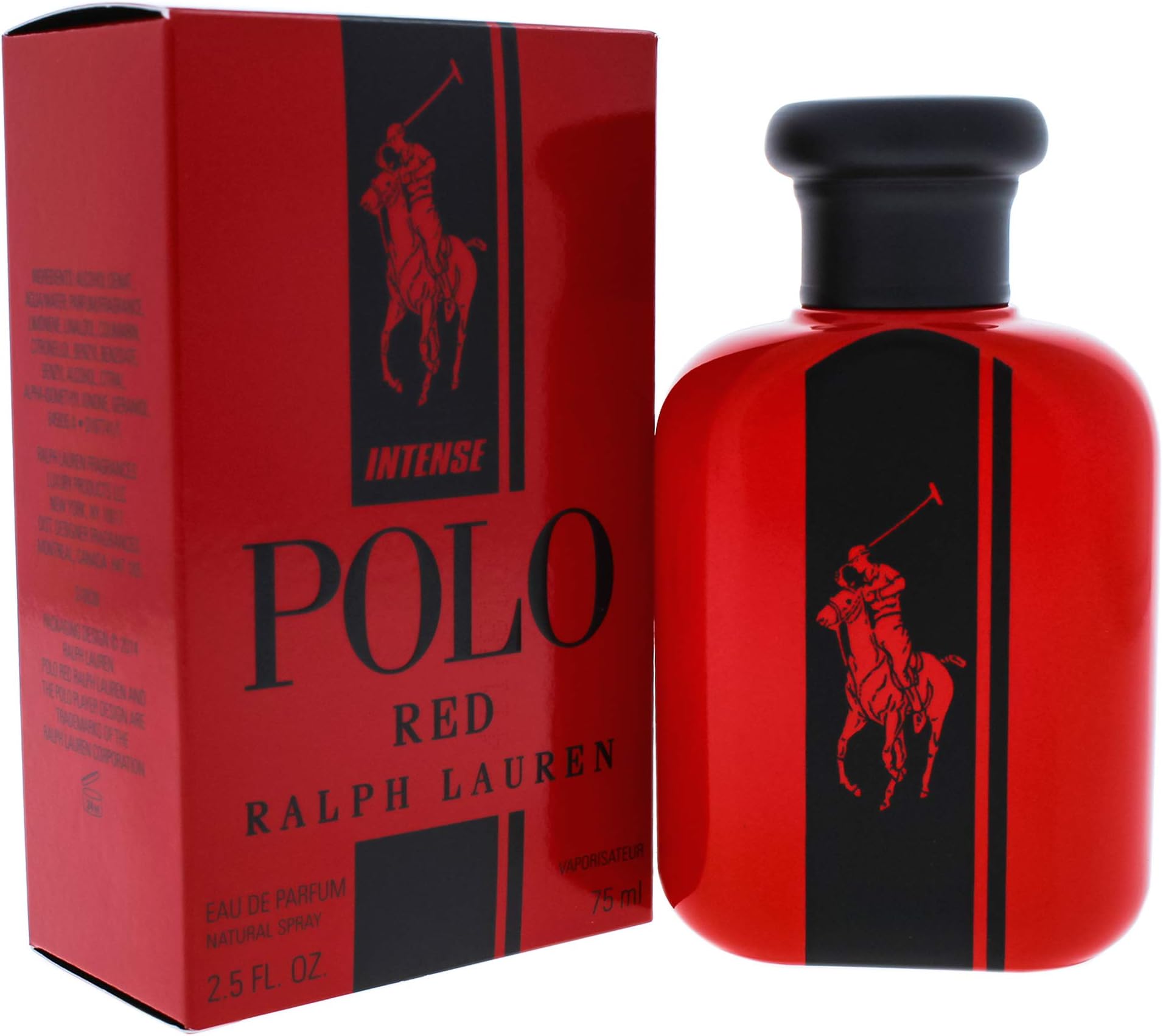 Ralph Lauren Polo Red Intense - Perfume for Men, 75 ml - EDP Spray