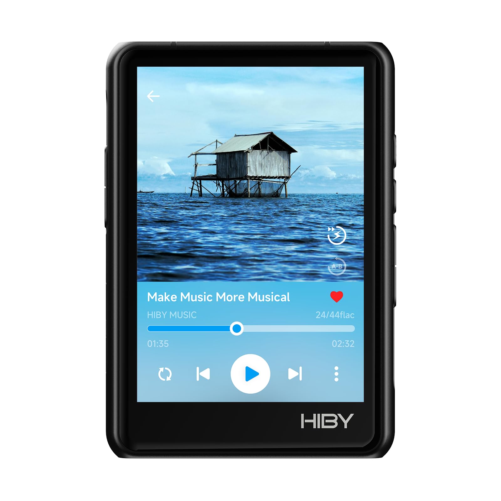 HiBy Music R3 Pro II Hi-Res Audio Player, Dual CS43198 DAC, 4×OPA1622 A, DSD256 MQA 8X, Bluetooth 5.1 WiFi Streaming, 3,5 mm & 4,4 mm Ausgang, Touchscreen, 2TB Erweiterung