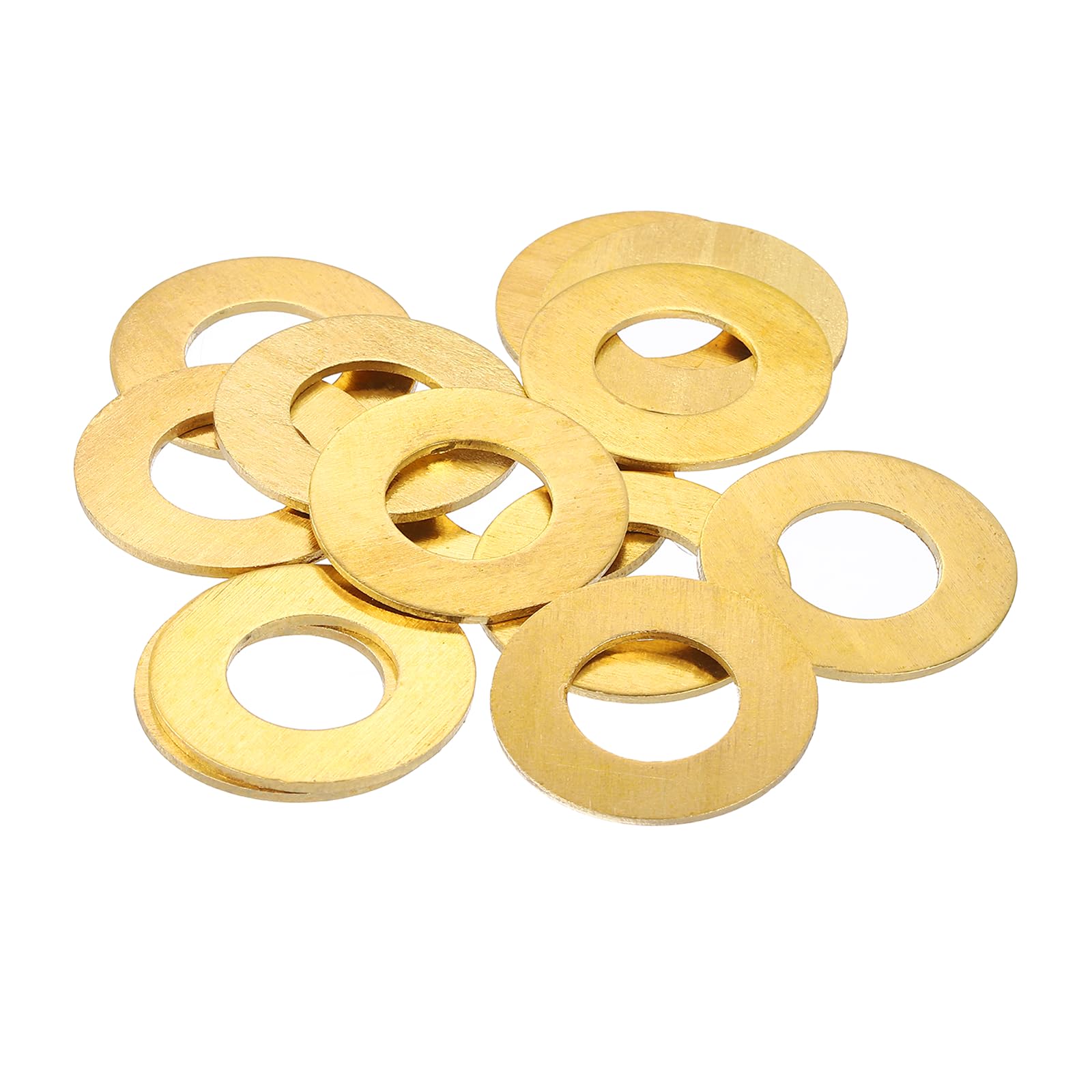 PATIKIL M12 Flat Washers, (24mm OD 1.5mm Thickness, Golden) (16 Pcs) โ image 1