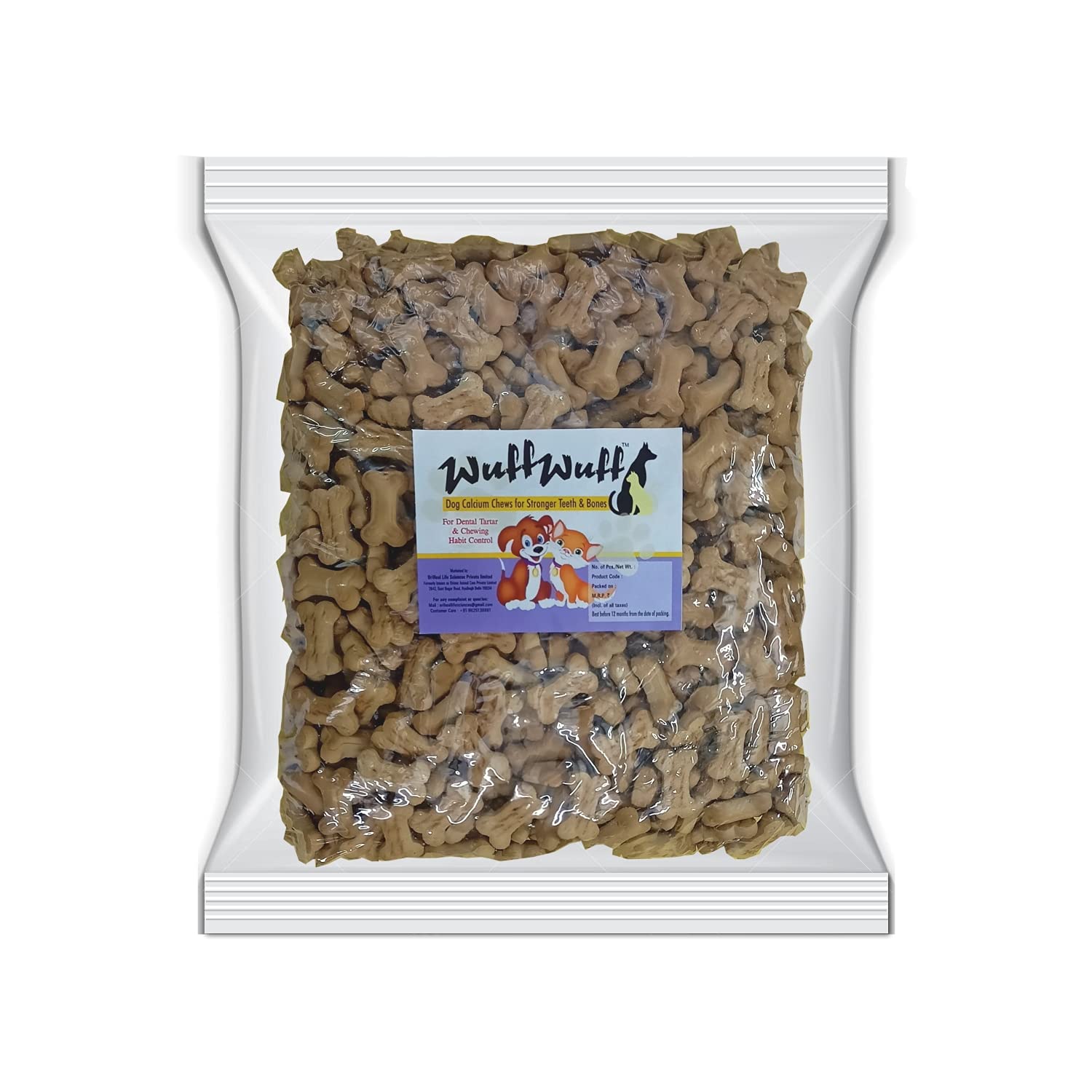 wuff-wuff Bone Biscuits for Puppies & Dogs, Chicken Flavour 1 Kg (PB 1) (B08K2MMTBL) Amazon Price History, Amazon Price Tracker