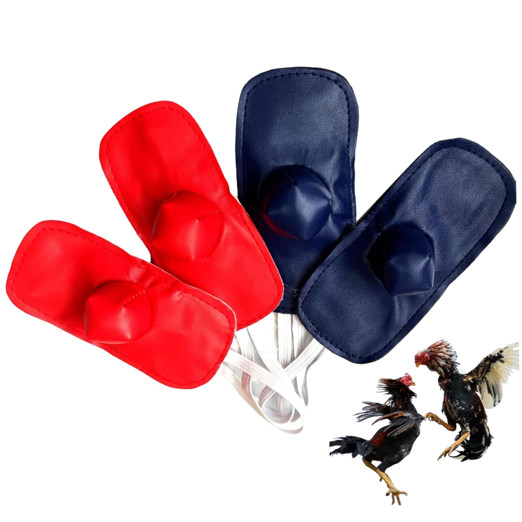 1 Juego de Suministros para gallos de Gamefowl, Guantes de protección para Refuerzo de Gallo, Equipo de Seguridad para el Cuidado de Gamefowl y Aves de Corral