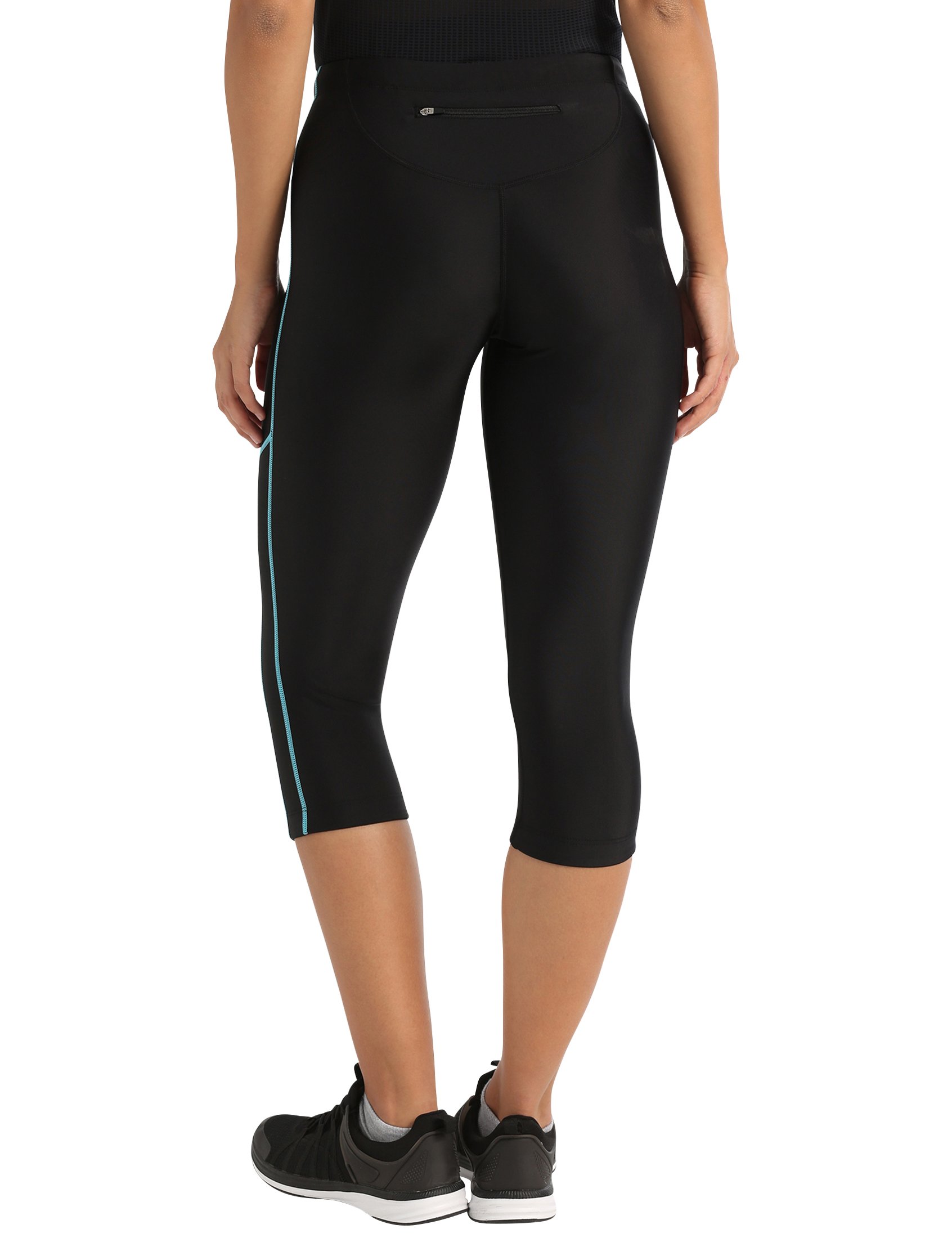 Ultrasport Damen Laufhose 3/4 Kompressionswirkung und Quick-Dry-Funktion