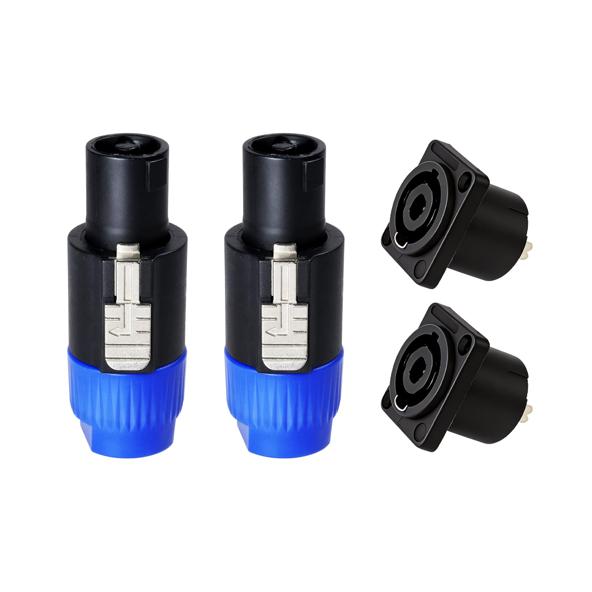 Amazon.com: SUNNAREPOON 4 Pole Speakon Connector Kit - 2 Sets