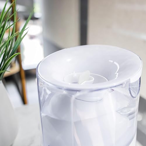 Miniatura 4 de Crane x HALLS Humidificador de niebla caliente 2 en 1 e inhalador de vapor, 0.5 galones, azul y blanco