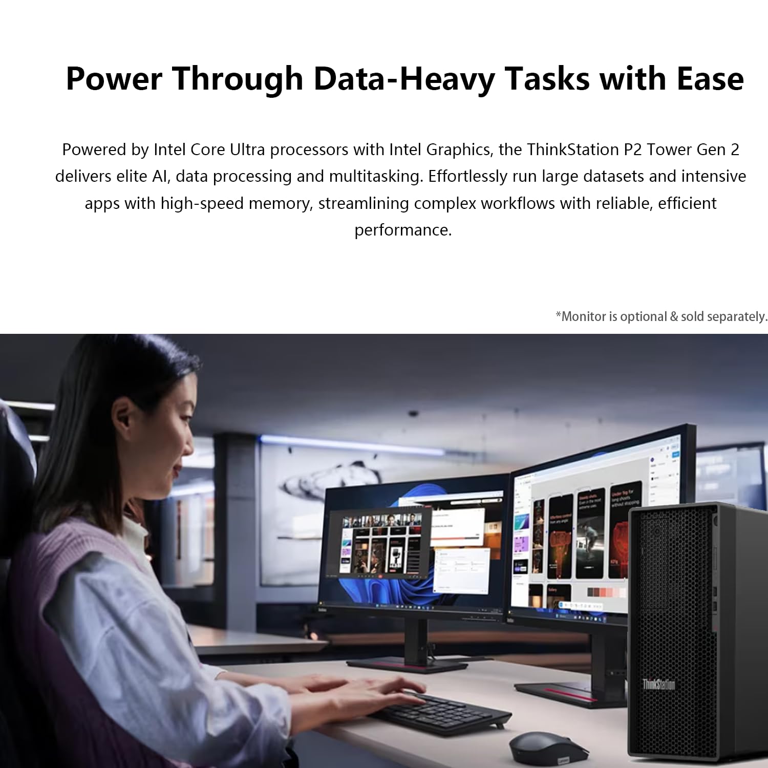 Amazon.co.jp: Lenovo ThinkStation P2 Tower デスクトップ AI PC