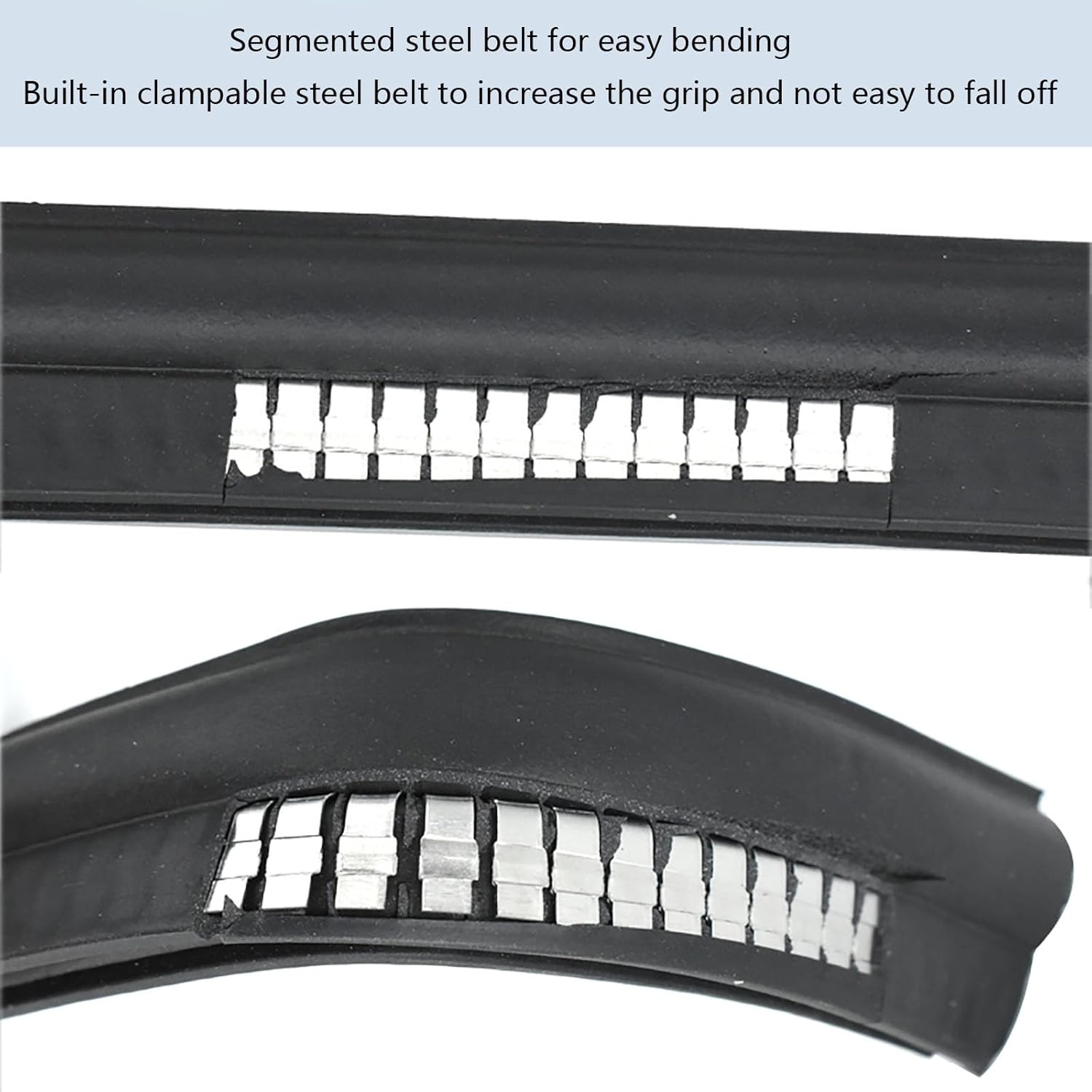 Rubber Guard Seal Strip,Edge Protector,U Rubber Seal Strip 3.28FT Black Car Door Rubber Seal Strip with Top Bubble for Cars Boats Home Applications,Car Weather Striping,Height x Width,32x18mm (Size :