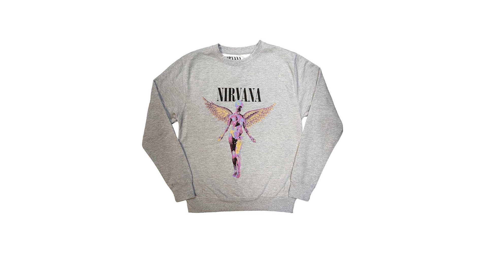 NIRVANA IN UTERO スウェット グレー　タグ付き新品 NIRVANA | ニルヴァーナ IN UTERO SWEAT | GOOD ROCK SPEED