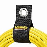 LuBanSir 9 Pack Extension Cord Holder Organizer, 13-inch Heavy Duty Storage Straps for Garden Hose Storage and Garage Wall Organization 2' x 13'