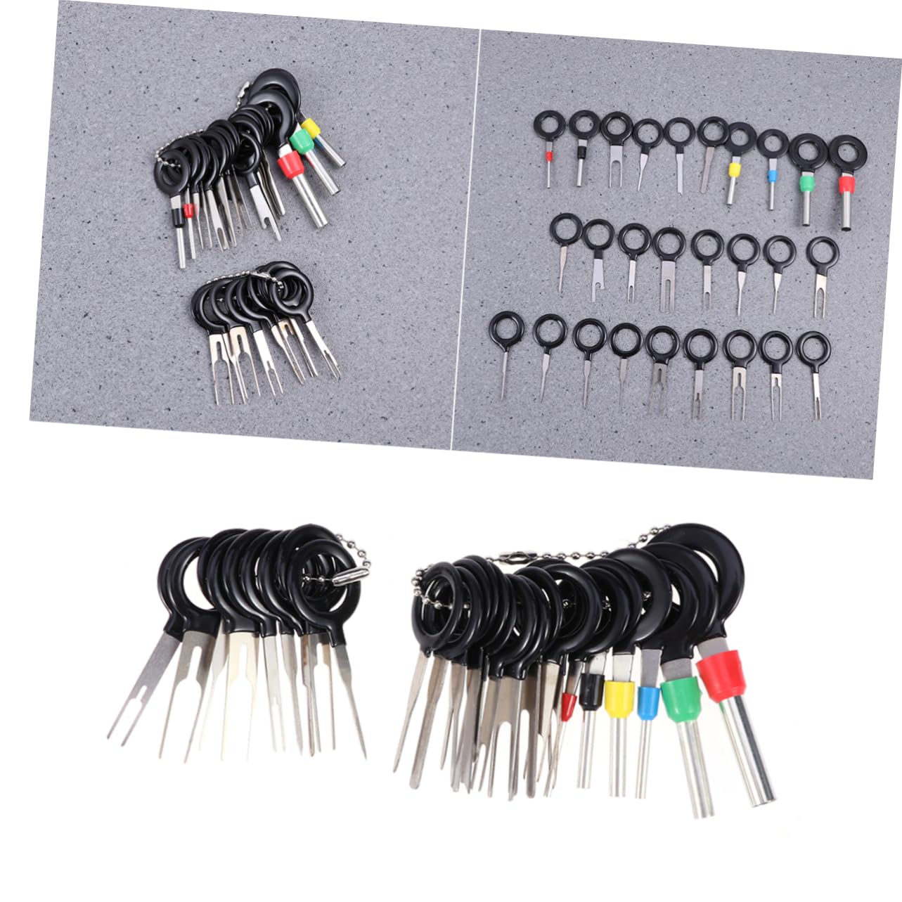 GANAZONO Pin Release Tool Auto Circuit Board Connector Extractor Needle Removal Tools for Damage Terminal Disassembly in Automotive Electronics